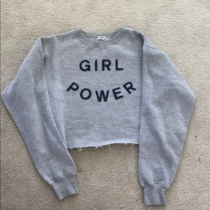 Brandy Melville cropped crewneck
